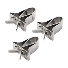 Mangeoire pour oiseaux en métal, 3 pièces, conception à