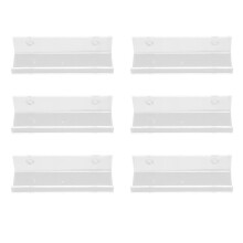 Set van 6 transparante acryl vinyl planken - presenteer je albums in stijl