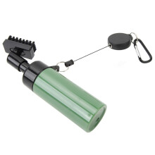 Golf-Wasserbürste mit abnehmbarer 160-ml-Wasserflasche, Nylonborsten und einziehbarem Seil
