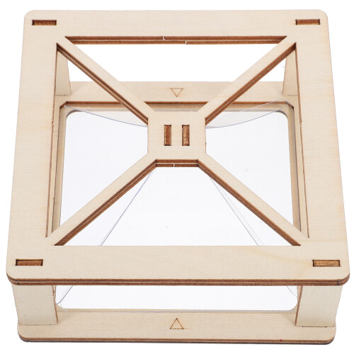 2 Sets DIY 3D Holografische Wetenschapsprojector Met Experimentmaterialen
