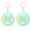 2Pcs Hand Held Memory Training Game Keychain For Kids Educational Use 9