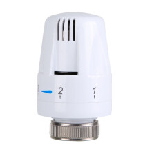 Robinet thermostatique de radiateur à chauffe-eau, type droit, en laiton, vanne de régulation de température
