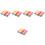 240 Pcs Water Soluble Chalks With Holders For Blackboard 6