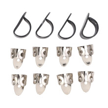 8Pcs Guitar Finger & Thumb Picks Set, Stainless Steel + ABS, Adjustable