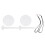 Efficient Acrylic Yarn Holder with PU Strap - 2PCS Portable Design 3