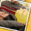 Foldable Yellow Silicone Popcorn Bucket with Handle, Large Capacity 4