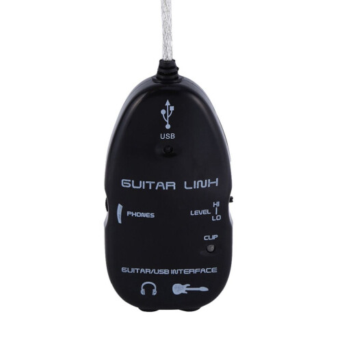 Plug and Play USB Guitar Interface Cable for Studio and Stage Use