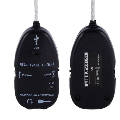 Plug and Play USB Guitar Interface Cable for Studio and Stage Use 2