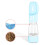 Multifunktionale Haustier-Trinkflasche 258 ml mit Futterbehälter, Blau 3