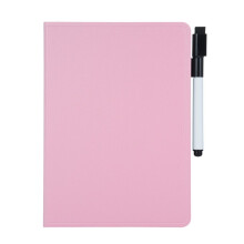 Doppelseitiges A5-Whiteboard, rosa/schwarz, tragbar, mit Marker und Schaumstoffradierer