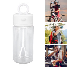 Botella mezcladora de proteínas eléctrica automática de 300 ml, portátil, color blanco