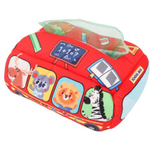 Baby tissuebox speelgoed - Zacht katoenen sensorisch speelgoed voor baby's en peuters