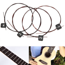 Gitarren- und Ukulelen-Saitensatz aus Fluorcarbon, 4-teilig, TX-3 Universal-Saiten