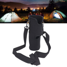 Funda de neopreno para taza de 40 oz con correa ajustable – Aislamiento exterior negro