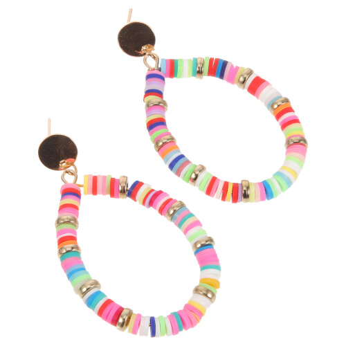 Regenbogen Ohrringe Tropisches Miss Vacation Bunt