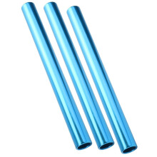Robuste blaue 3er-Packung Aluminium-Staffelstäbe für den Innen- und Außenbereich