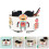 1Set 3D Robot Kit DIY Voor Kinderen Hout ABS Materialen 4