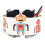 1Set 3D Robot Kit DIY Voor Kinderen Hout ABS Materialen 3