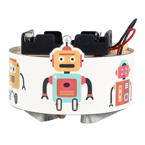 1Set 3D Robot Kit DIY Voor Kinderen Hout ABS Materialen 2