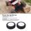 2pcs Front Rubber Tire for RC Car 75mm Diameter, 12mm Hex 3