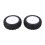 2pcs Front Rubber Tire for RC Car 75mm Diameter, 12mm Hex 2