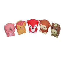 Vingerpoppetjes in de vorm van dieren, zacht emaille, cartoonspeelgoed voor baby's 1207