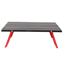 Masă pliabilă compactă din aluminiu pentru camping, aragaz, ușoară, pentru grătar în aer liber, masă portabilă robustă, multifuncțională