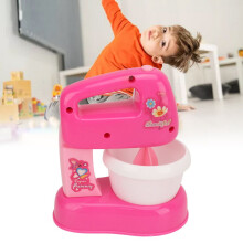 Juguete de cocina rosa de alta simulación con tazón para mezclar para niños