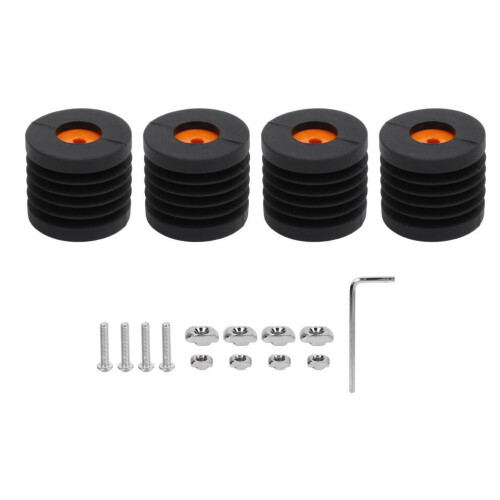 4pcs Rubber Vibration Feet for 3D Printers Including Ender 3, CR10, Bambu Labs X1 1
