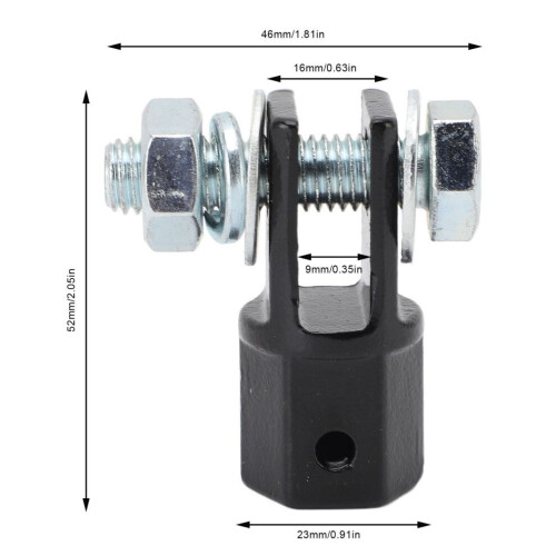 Kromvanadium saxdomkraftsadapter för 1/2-tums mutterdragare 1
