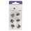 6pcs Silicone Click Sleeve Accessory for Ears Black L 2