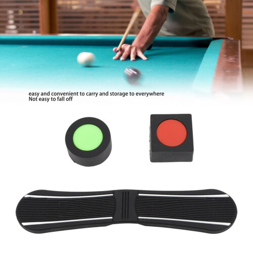 Compact Pool Cue Chalk Holder for Pro Players - Easy Storage & Use 2