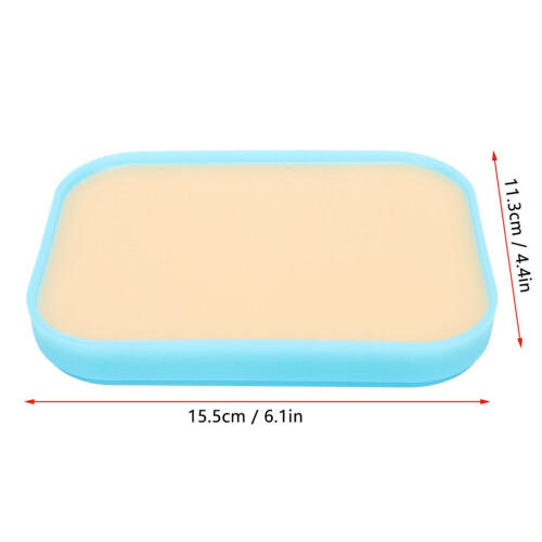 Removable 15.5x11.3cm Silicone Skin for Practicing Techniques and Design 1