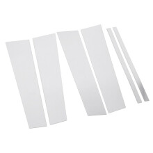 6 stuks verchroomde stijlbekleding voor Honda Pilot 2009-2015, hoogglans spiegelafwerking