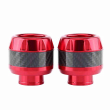 Deslizadores de horquilla de fibra de carbono para motocicleta - Par de protectores duraderos contra