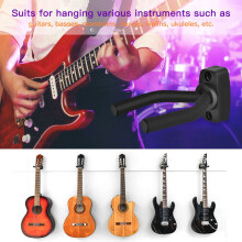4 st väggmonterade gitarrhängare set hållbart stöd för gitarr ukulele bas