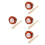 4 Ensembles Jouet Baseball Pour Maison De Balle Miniature 10