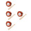 4 Ensembles Jouet Baseball Pour Maison De Balle Miniature 4