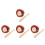 4 Ensembles Jouet Baseball Pour Maison De Balle Miniature 6
