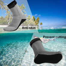 Chaussettes de plongée HISEA antidérapantes et anti-froides pour la natation et la plongée, épaisseur