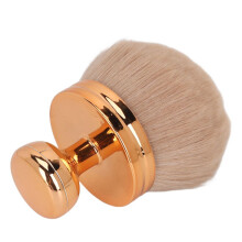 Rose Gold Mushroom Head Makeup Brush, Soft Fiber, Portable Loose Powder Brush
