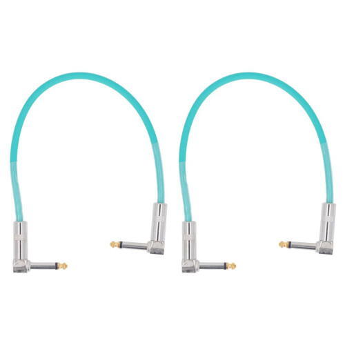 2PCS 12 Inch Guitar Effect Pedal Cables 1/4 2