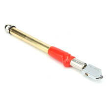 Rollen-Glasfliesenschneider mit Metallgriff, 180 mm, aus robustem Wolframstahl