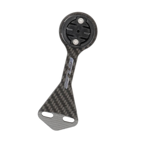 Fietscomputerhouder van koolstofvezel, lichtgewicht, 126 mm, zwart 2