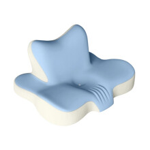 L'oreiller orthopédique respirant soulage la pression- Bleu
