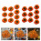 Ensemble de citrouilles décoratives en mousse, 10 pièces, pour-L 3