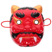 Japanische Rote Oni Maske Für Cosplay Bühne Leicht Halloween