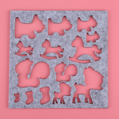 7pcs/set DIY Needle Felting Applique Mold Felt 2