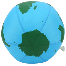 Opblaasbare strandbal van nylonstof en latex voor kinderen, 13 cm/5,1 inch, 22 cm/8,7 inch