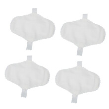 Herbruikbare menstruatiepads, 4 stuks, lekvrij, ademend, katoen, sterke absorptie.